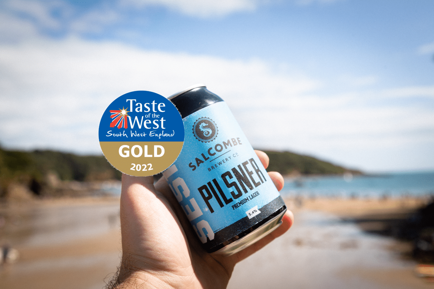 Gold award for Salcombe pilsner and Breeze
